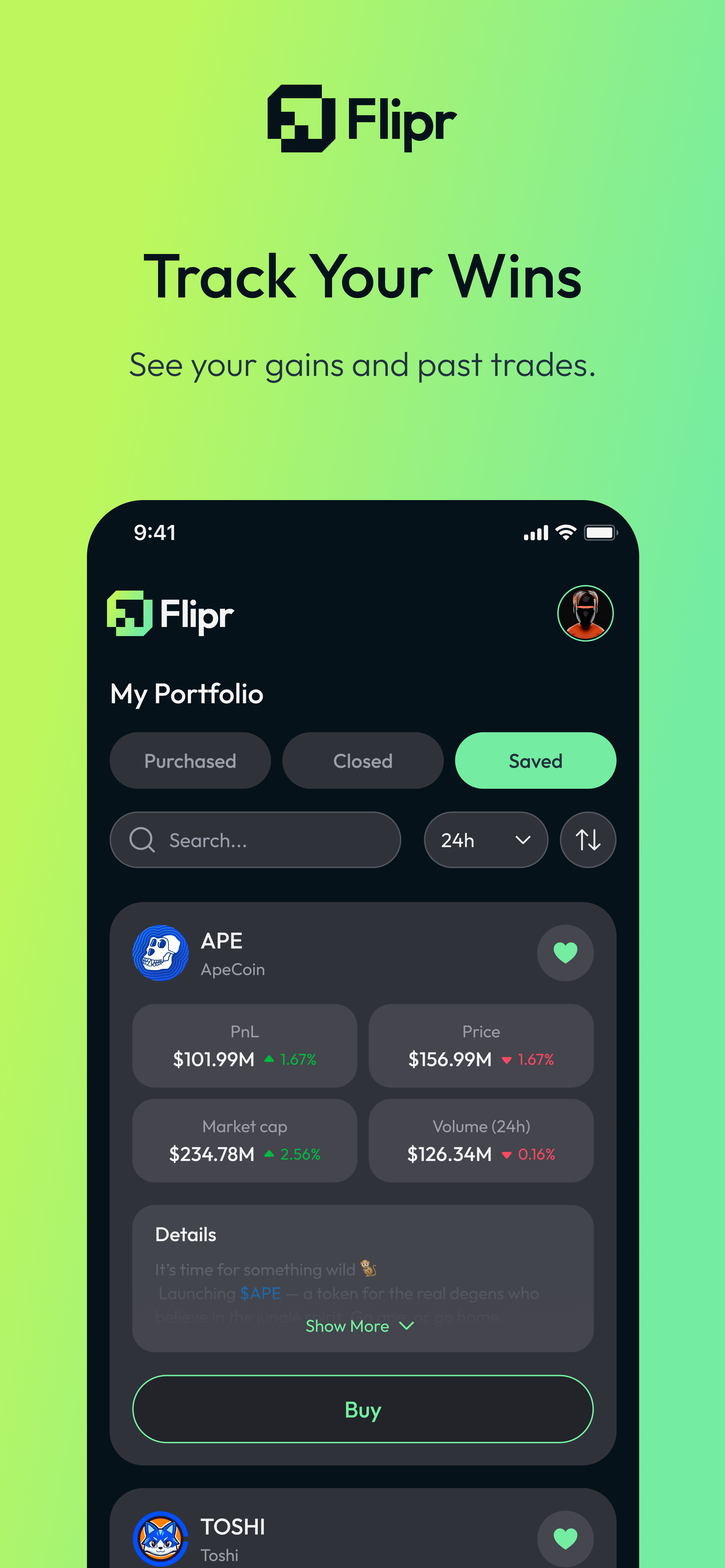 Flipr - Farcaster Mini Apps screenshot
